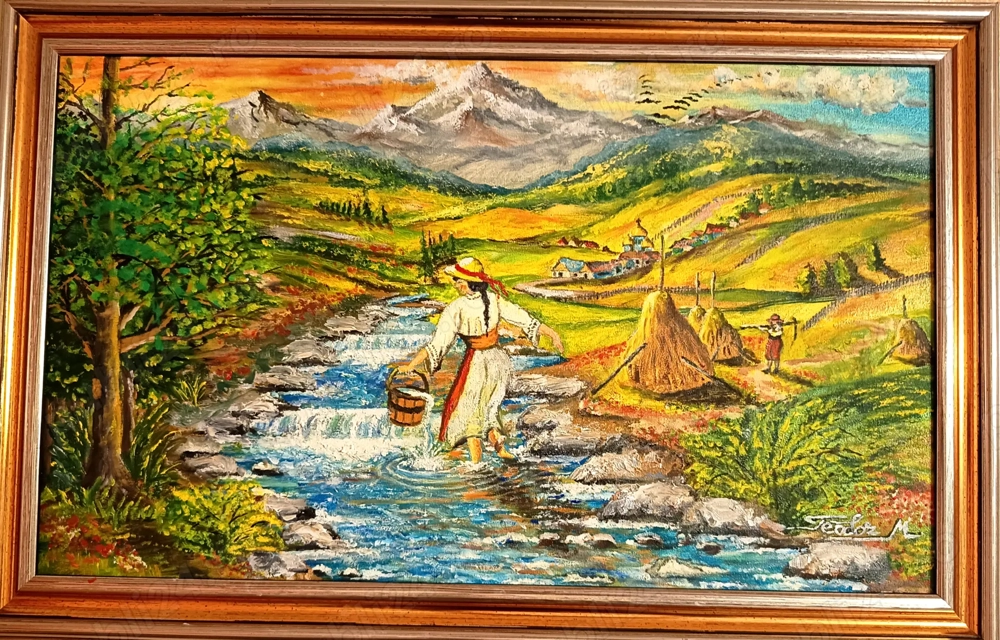 Tablouri pictate in ulei pe pânză 