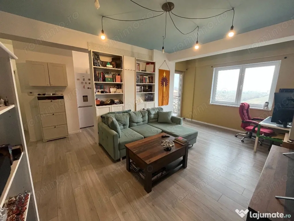 Apartament cu 2 camere, parc privat bloc cu lift la cateva minute de hotel IQ Giroc Braytim