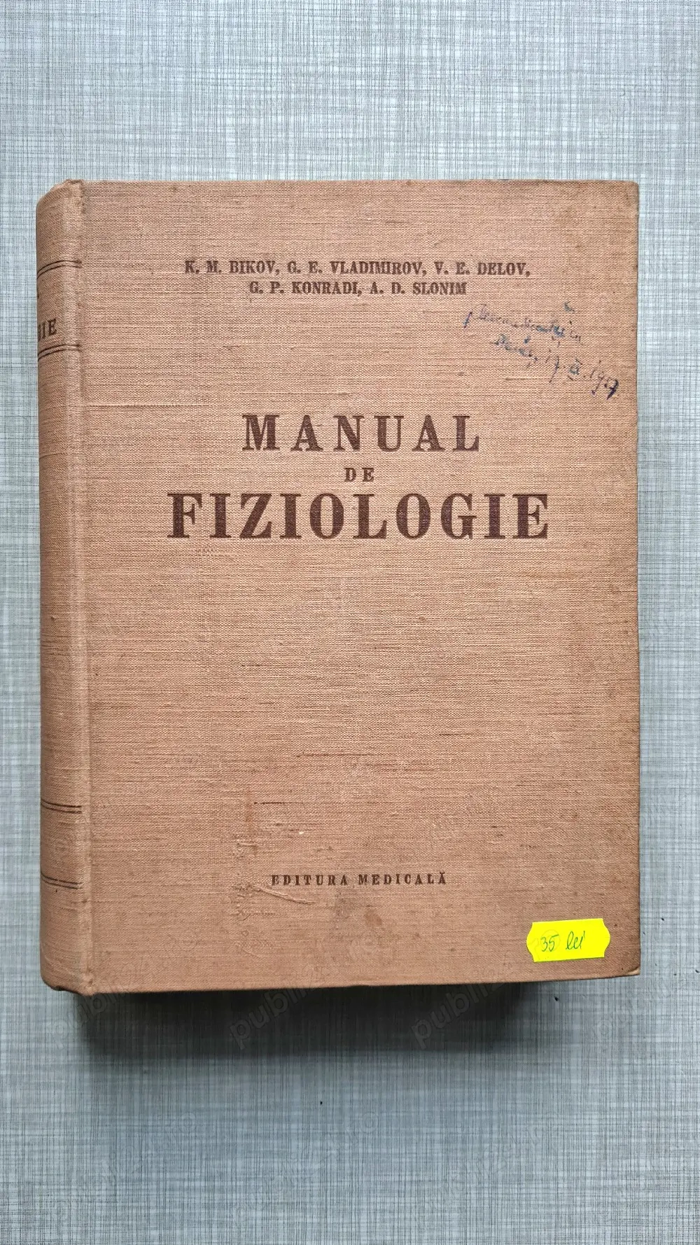 Fiziologie K. M. Bikov 1957