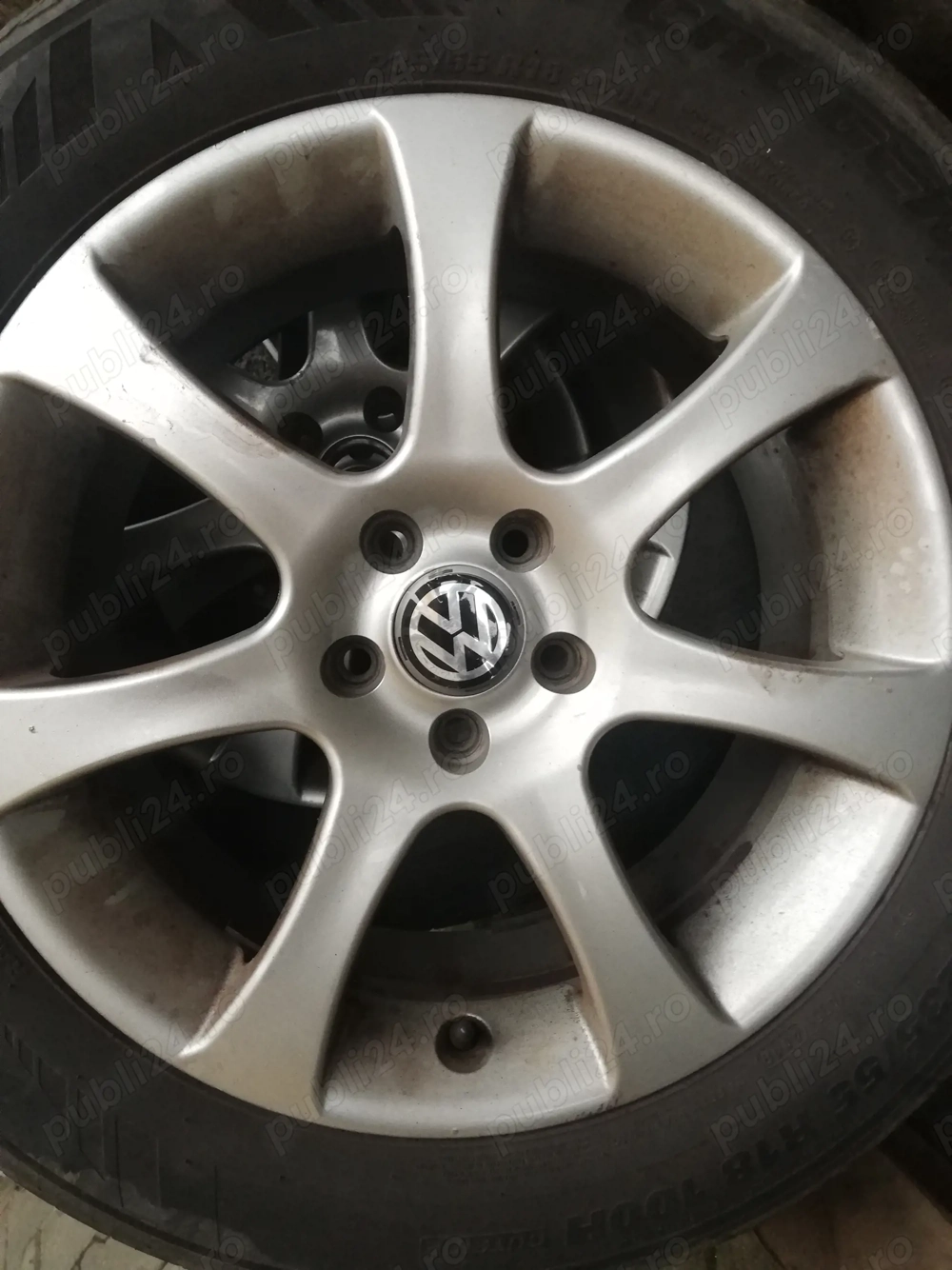 Jante vw 18 inch  stare foarte buna.cauciucuri KUMHO 