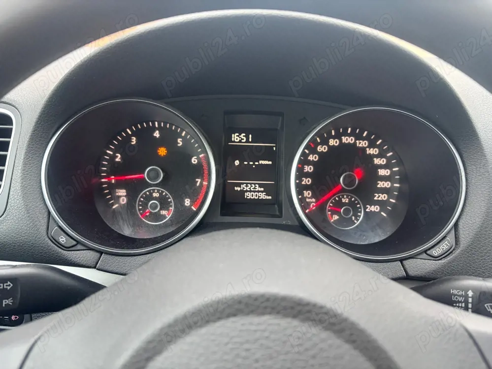 VW Golf 6, an 2009, 1.4 mpi