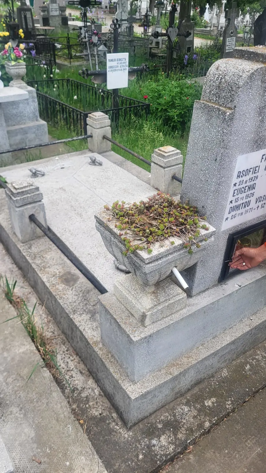 Loc de veci în cimitirul Sfânta treime județul Iași 