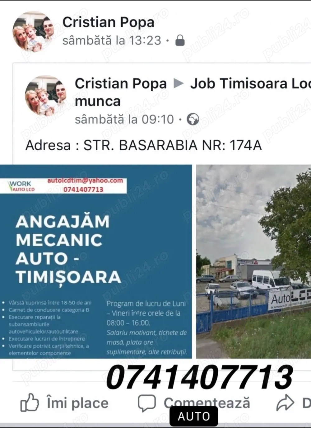  Auto LCD Grup - Ne Mărim Echipa  