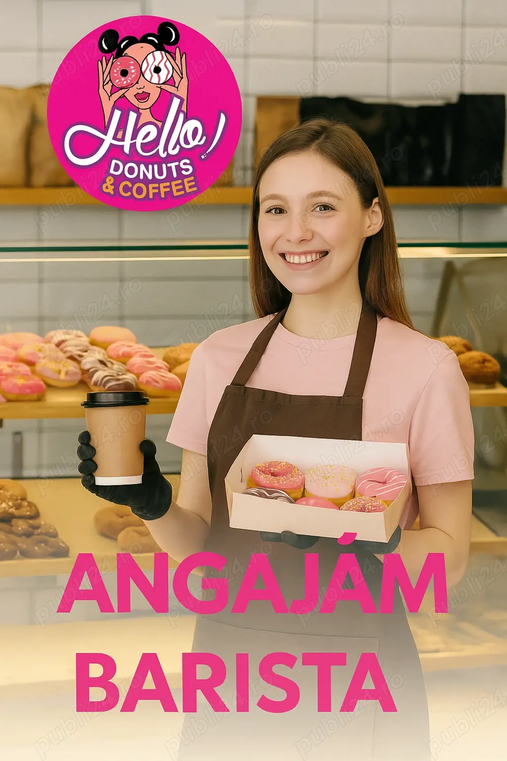 Hello Donuts angajeaza pentru Centrul Comercial Afi Cotroceni  