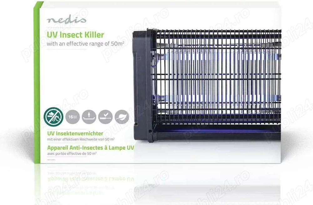 Lampa Electrică UV Anti Insecte Nedis 16W