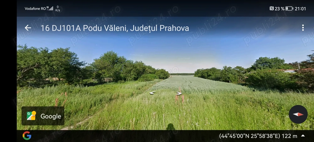 Teren intravilan Poienarii Burchi