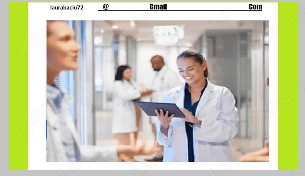 ***Locuri de munca: Receptionera , Personal Curățenie Ajutor Asistent(a) ***