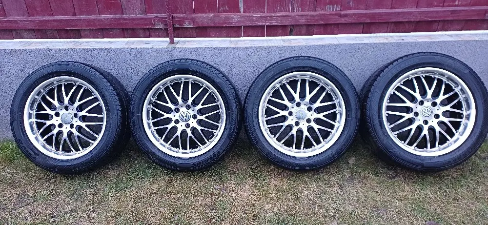 Jante aliaj bicolore cu buză R17 5x112 Vw.Audi.Skoda.Seat.Mercedes.