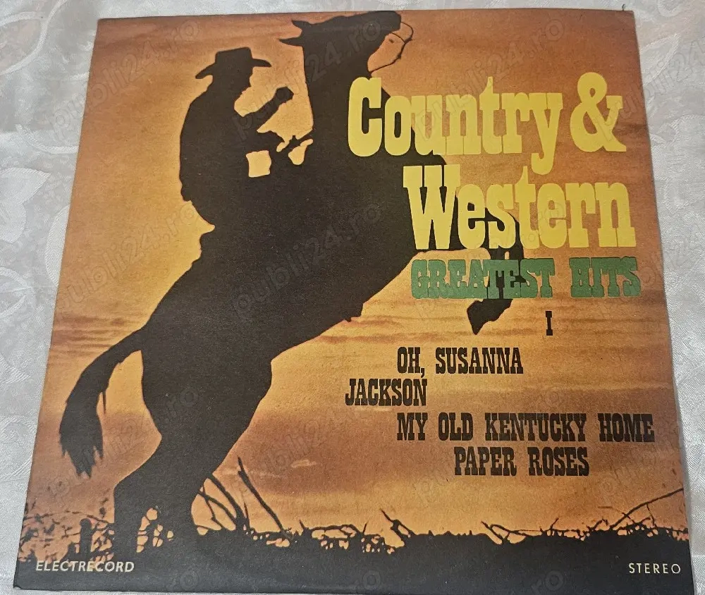 Disc Vinyl Country & Western   Greatest Hits | Electrecord