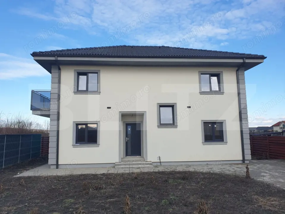 Casa moderna semifinisata la doar 20 km de cluj in Jucu de Mijloc P+E
