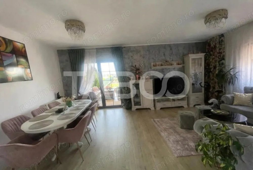 Casa moderna 5 camere piscina si curte de 464 mp de vanzare Sura Mica