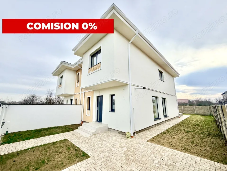 Duplex cu 4 camere, 2 bai - Pozitie centrala - Mosnita - Direct Dezvoltator