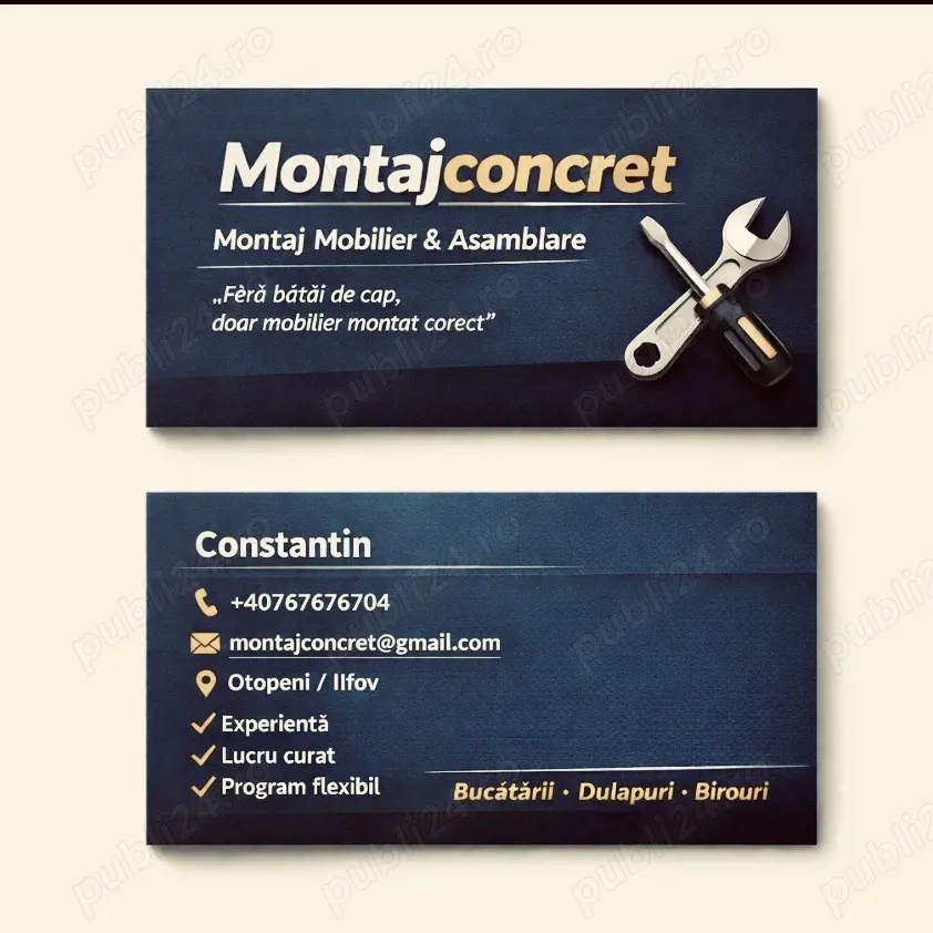 Montaj mobilier