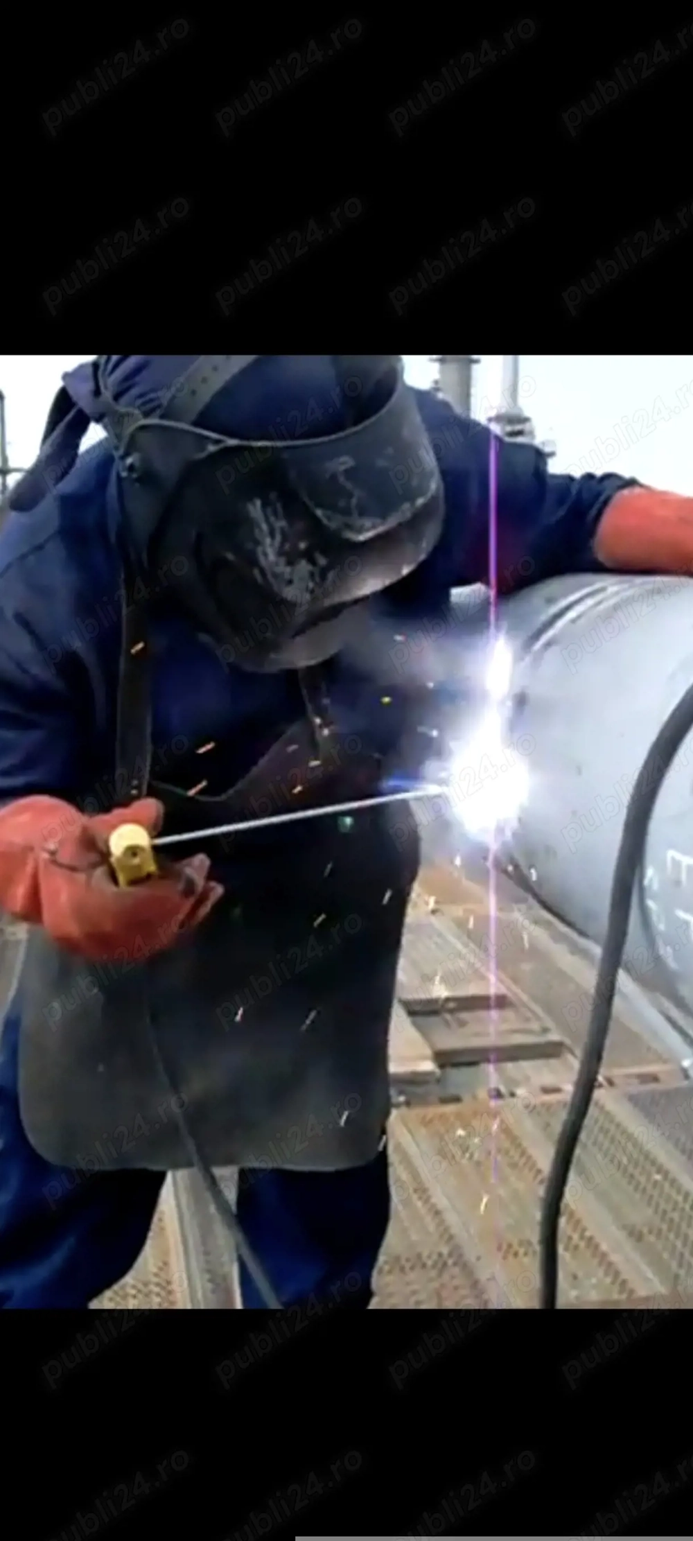 Sudura La. Tava  cu  Electrod învelit 