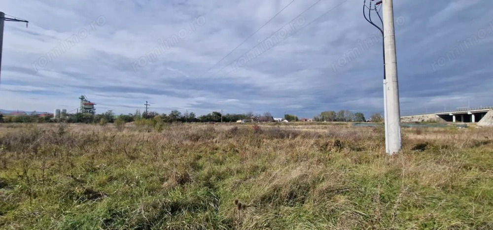 Teren industrial 2200 mp cu PUZ aprobat de vanzare in Sibiu