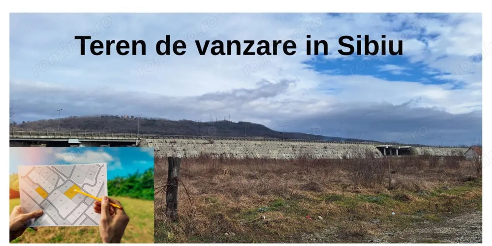 De vanzare teren intravilan 6468 mp in Sibiu