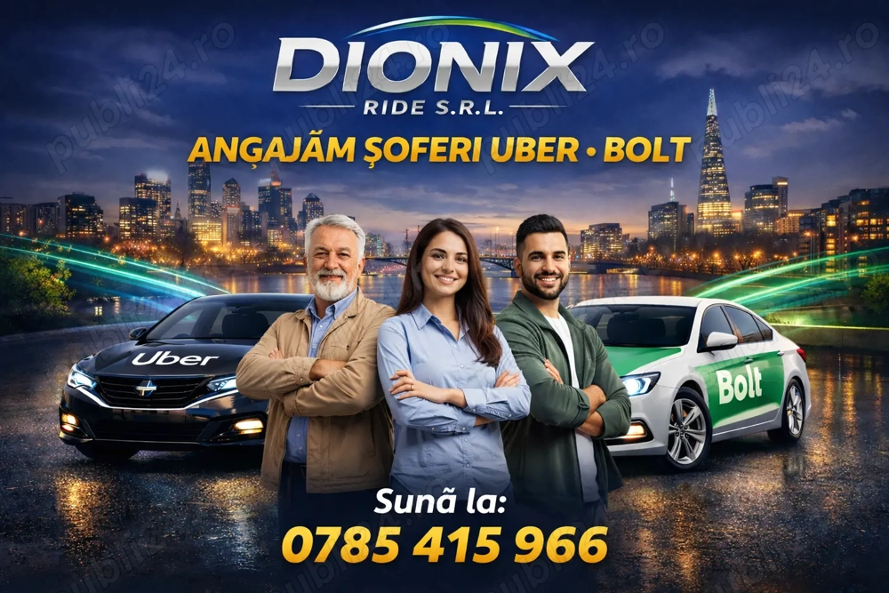 Șofer Ride Sharing Program Flexibil | Câștiguri Mari