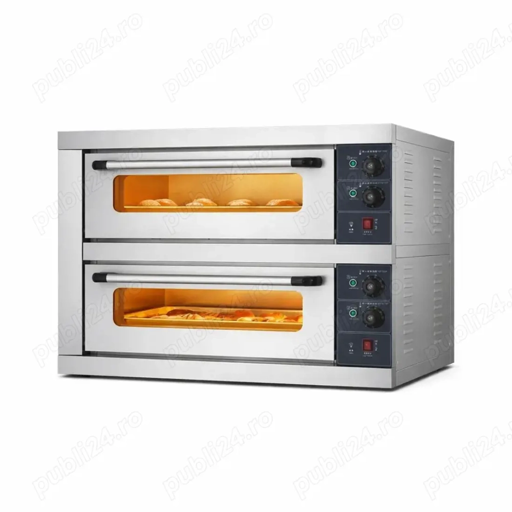 Cuptor profesional - 2 niveluri - 1 tava de 40 x 60 cm pe nivel