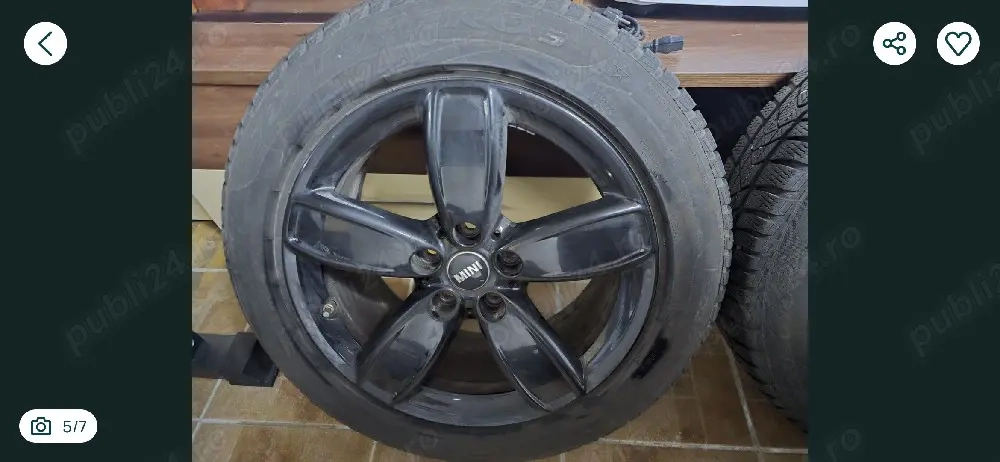 Roti jante iarna mini countryman F60 