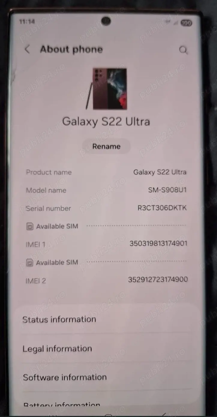 Samsung S22 Ultra