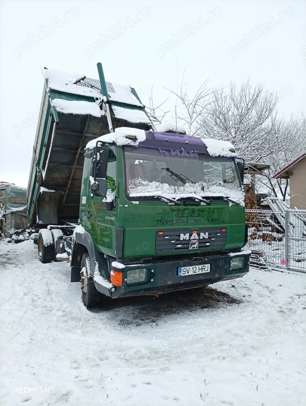 Vand man basculabil 8.150 înmatriculat 