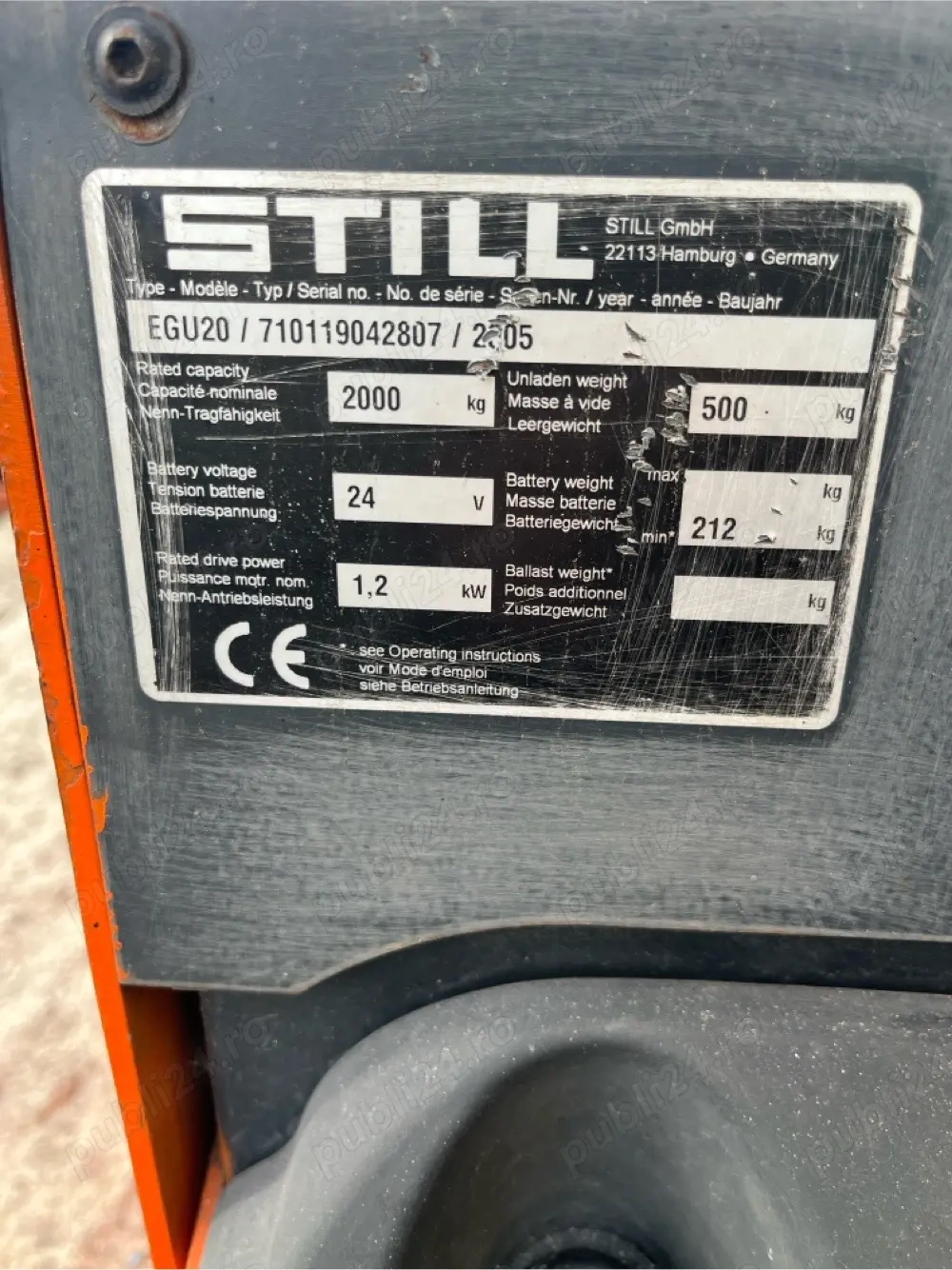 liza  transpaleta electrica 