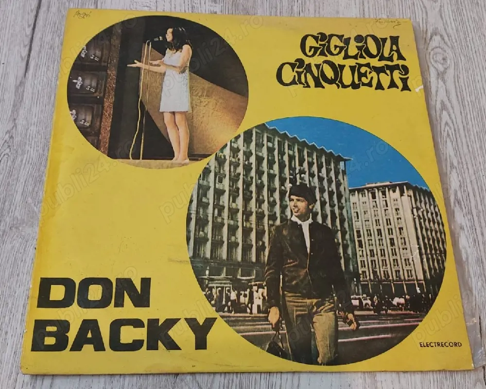 Disc ninyl Gigliola Cinquetti   Don Backy   Electrecord Cod: EDE 01118