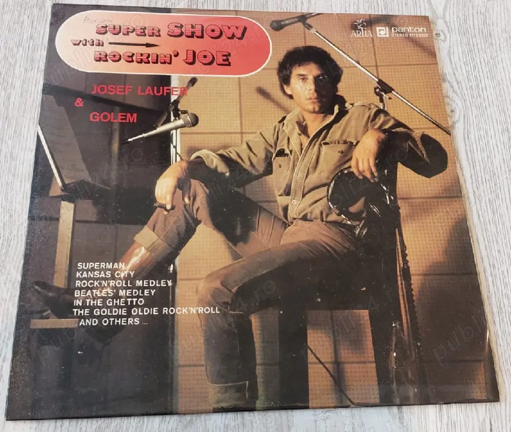 Disc vinil Super Show with Rockin  Joe   Josef Laufer   Panton 1982