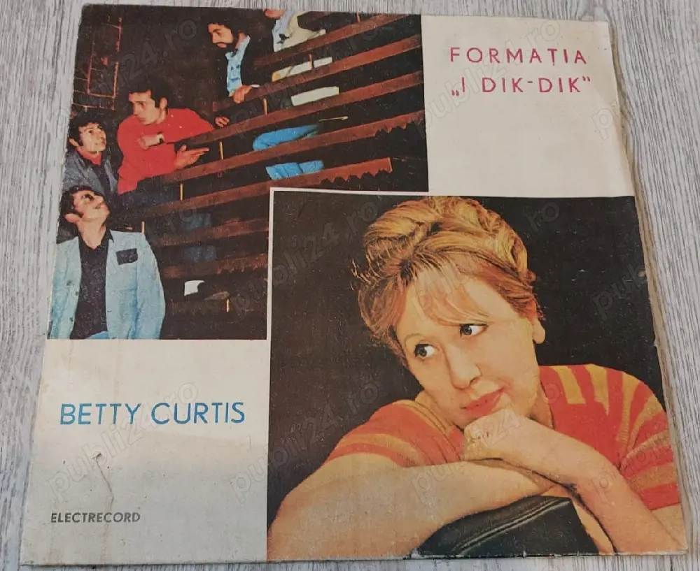 Disc vinil Betty Curtis & Formația I Dik-Dik   Electrecord EDE 01075