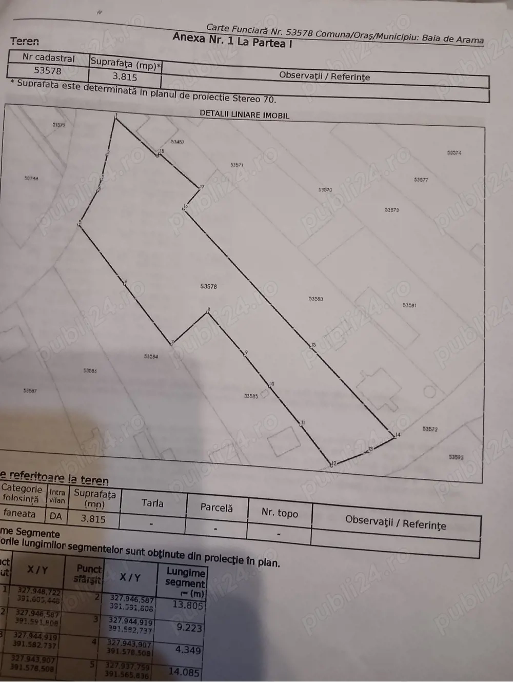 Teren intravilan Baia de Aramă