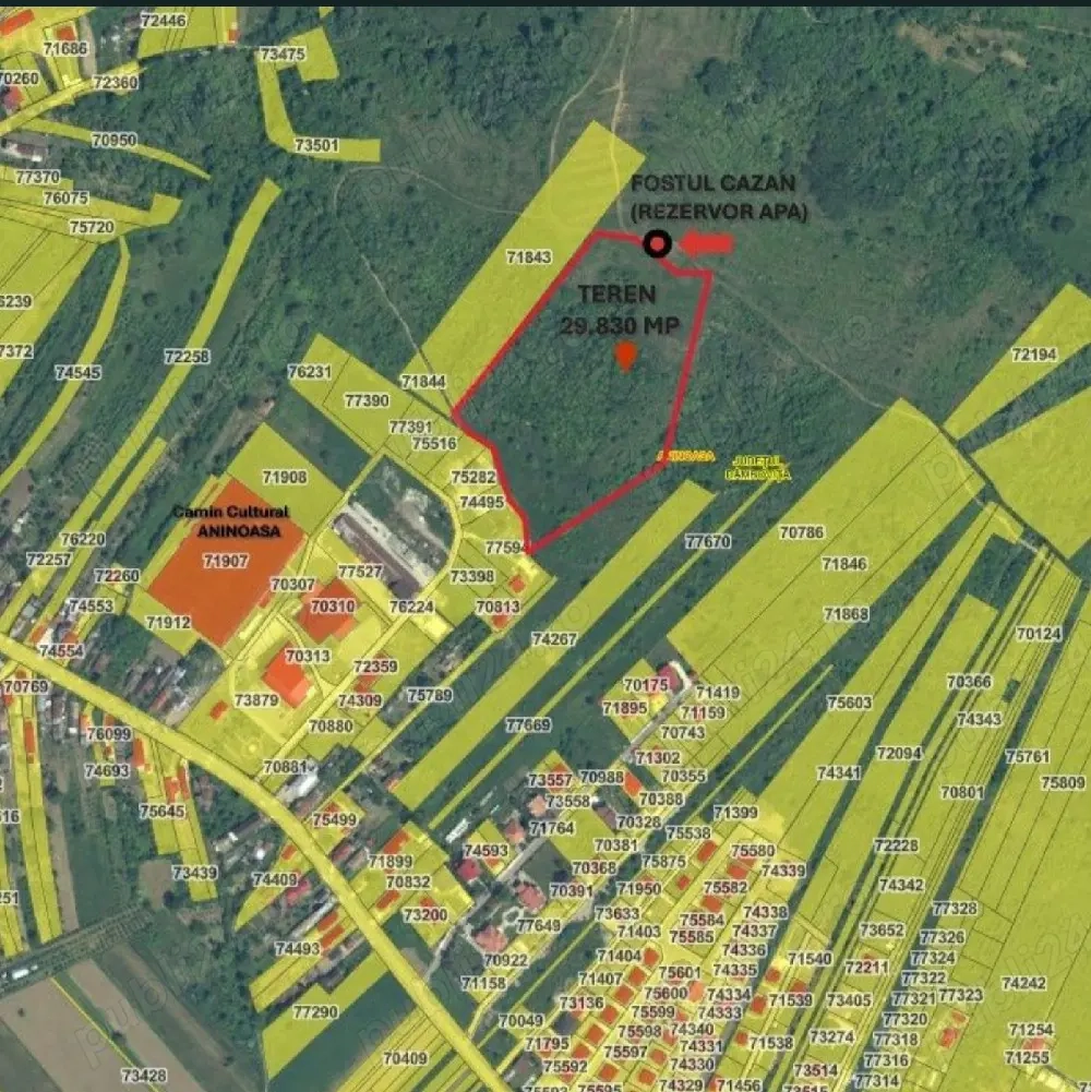 Teren Aninoasa 29830 mp