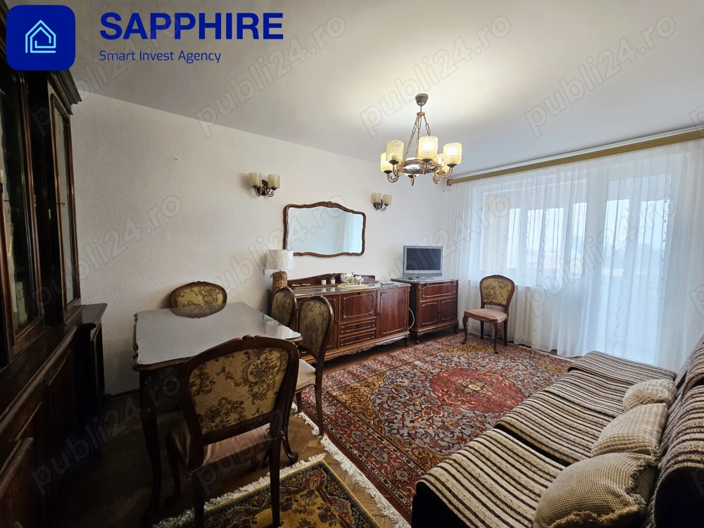 Apartament 3 camere metrou Piața Victoriei, bloc reabilitat