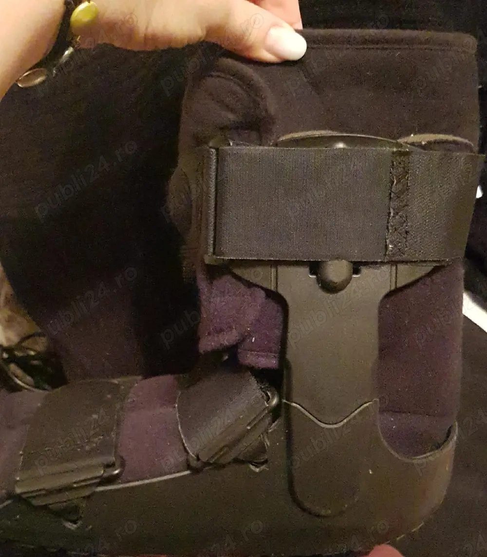 Orteza joasa, glezna si tibie, pentru imobilizare, cu perna de aer