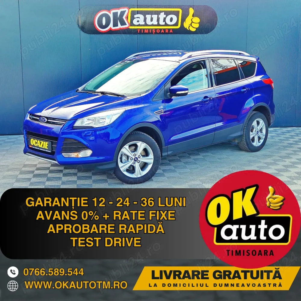 FORD Kuga - 2.0 diesel - 120 c.p. - an 2015 - euro 6