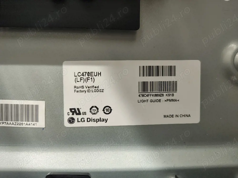 Display LG   ecran LG LC47EUH (lf)(f1) model 47LA790 + alte modele 47 inch