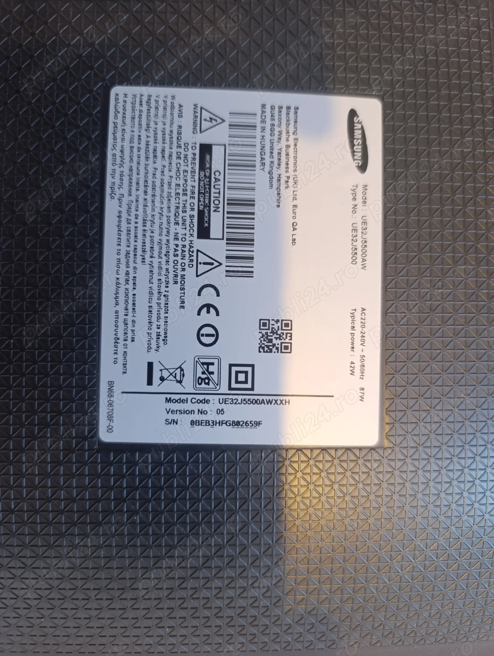 Televizor Samsung si Tv Orion 