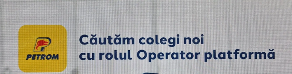 Operator servicii platforma Petrom 