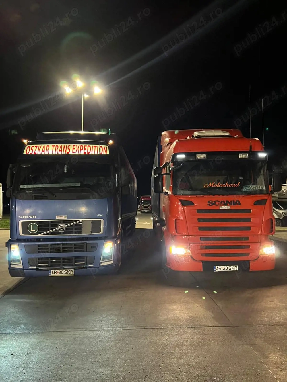 Angajez Sofer Pe Intern Pe Containere