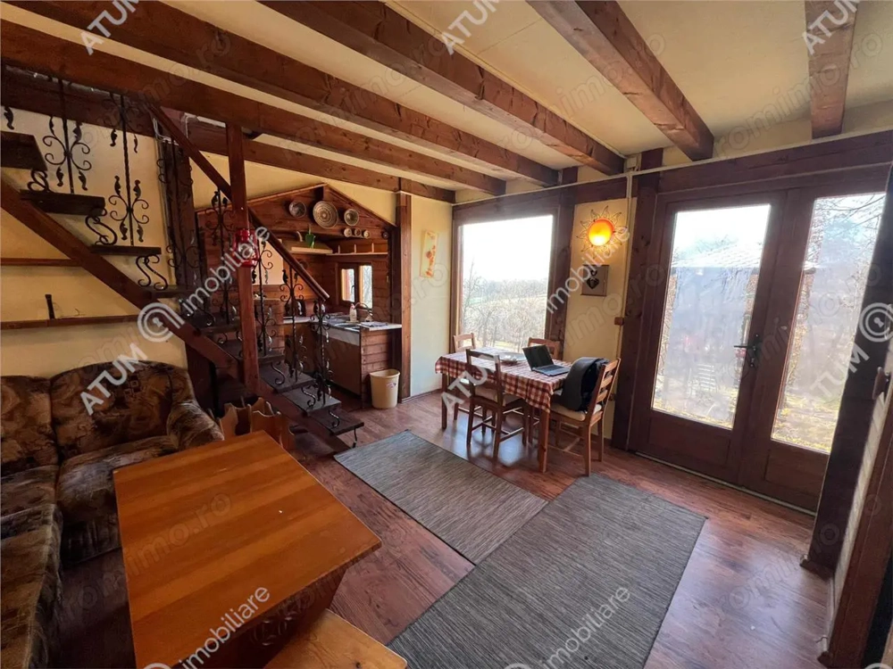 Cabana cu teren de 640 mp cu PUZ aprobat situata in Tropinii Noi Sibiu