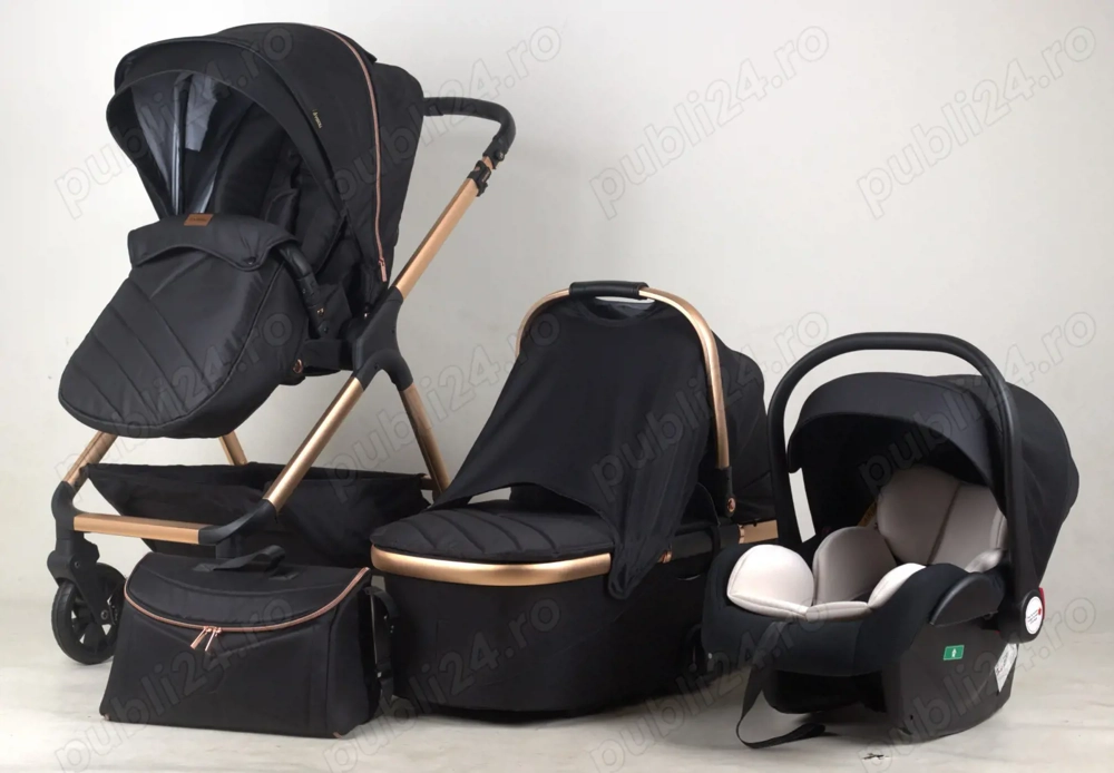 Carucior Visoli 3 in 1 All in One Black