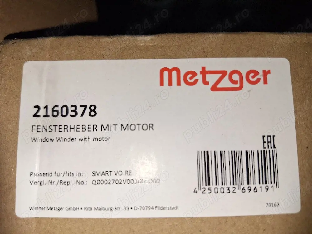 vând macara geam  smart 