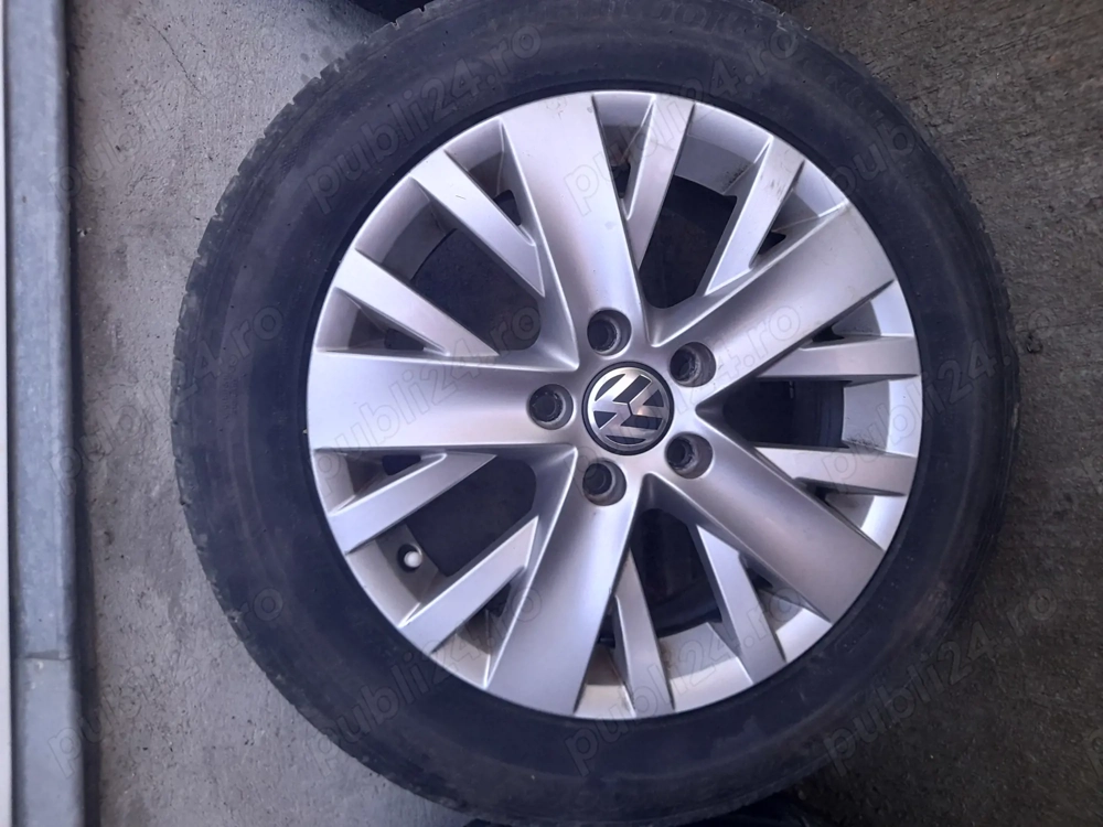 Genți aluminiu,cu anvelope Hankook, pt.Wolkswagen