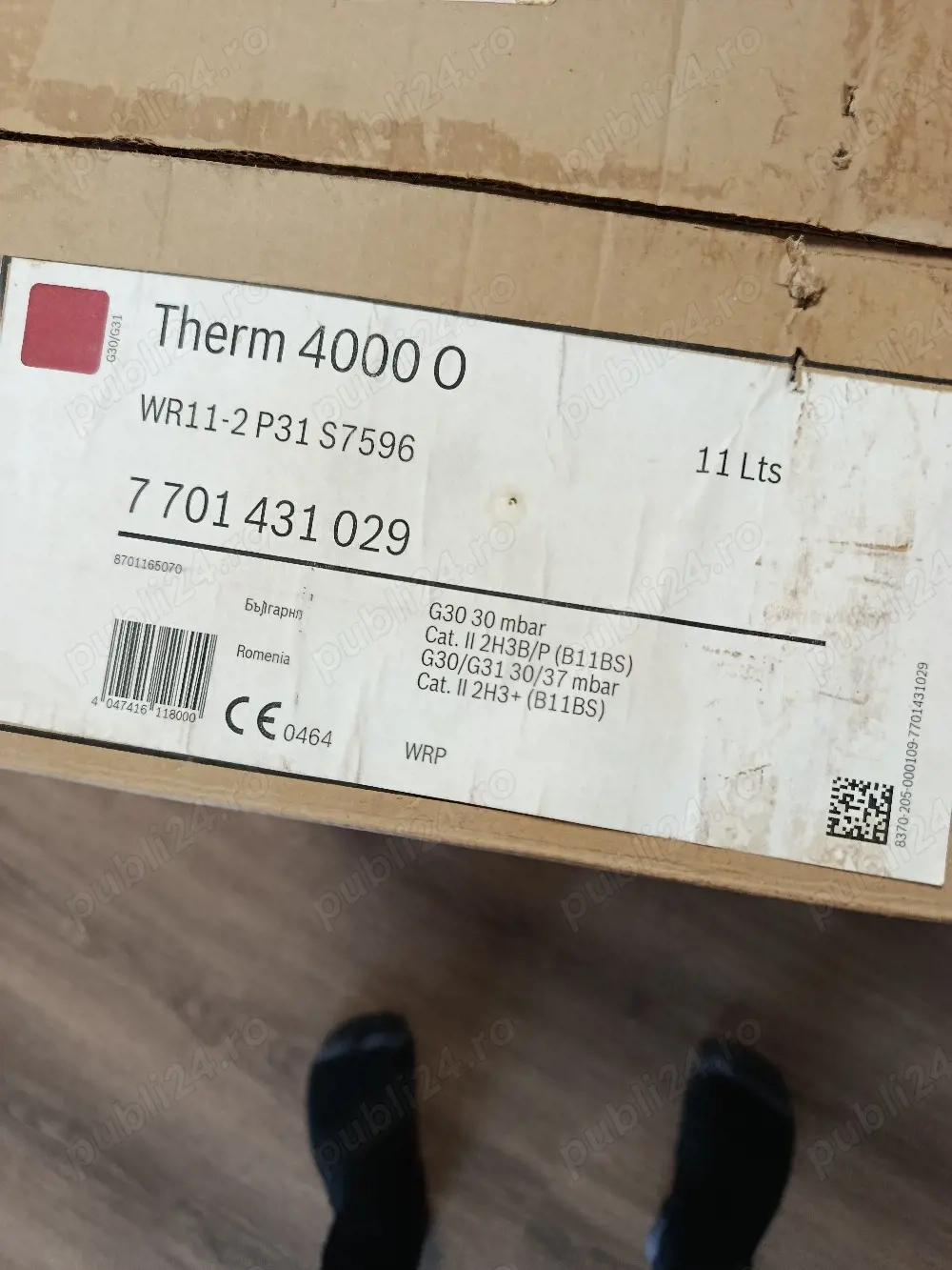 instant apă caldă pe gaz marca Bosch 