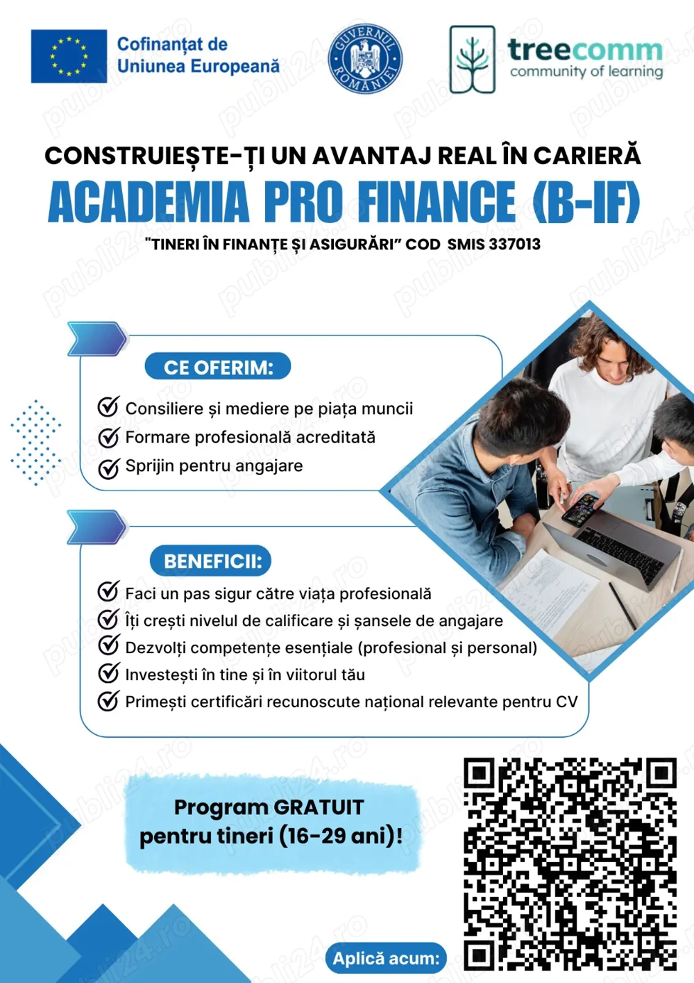 Upgrade de carieră către sectorul financiar-bancar prin Academia ProFinance