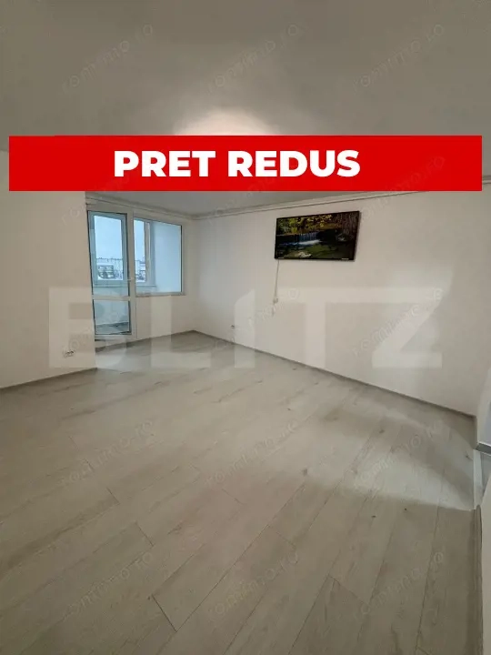 Garsonieră luminoasă, renovată recent - zona Noua