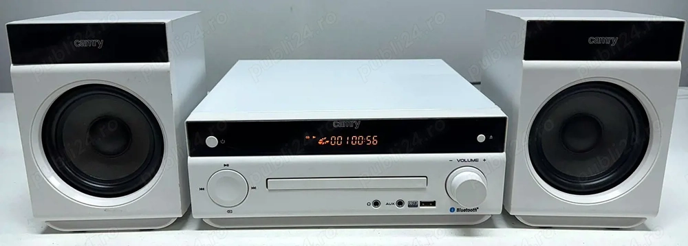 Camry boxe   Bluetooth CD USB   Alb   boxe stereo sistem aux bluetooth