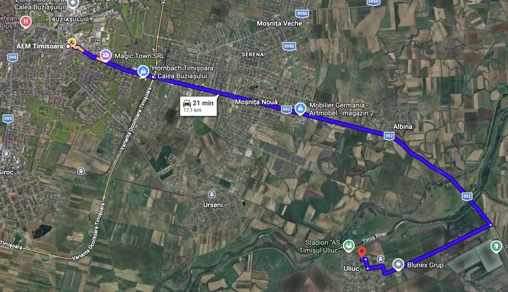 Vand teren de 2867mp in localitatea Uliuc