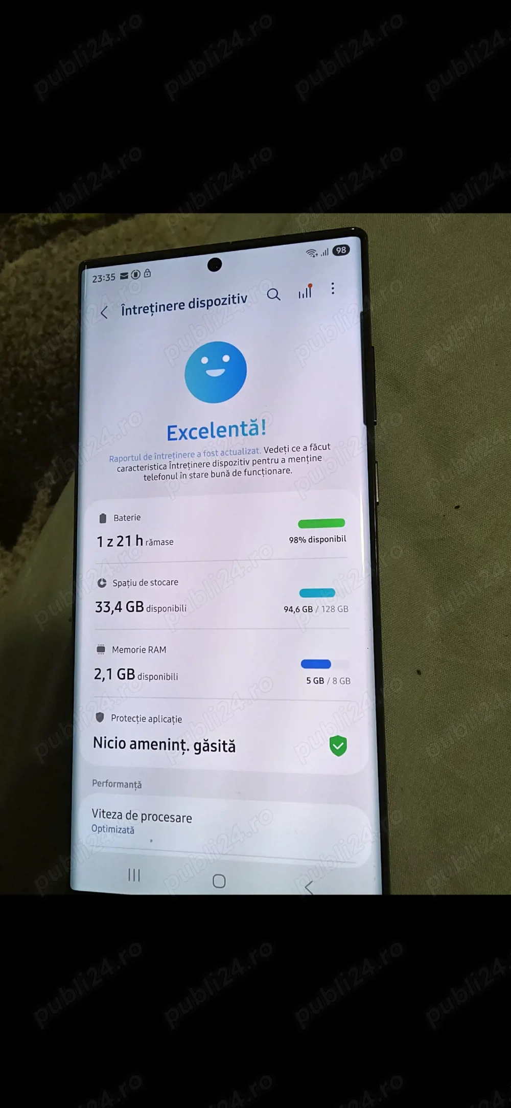 Vand Samsung Galaxy S22 Ultra