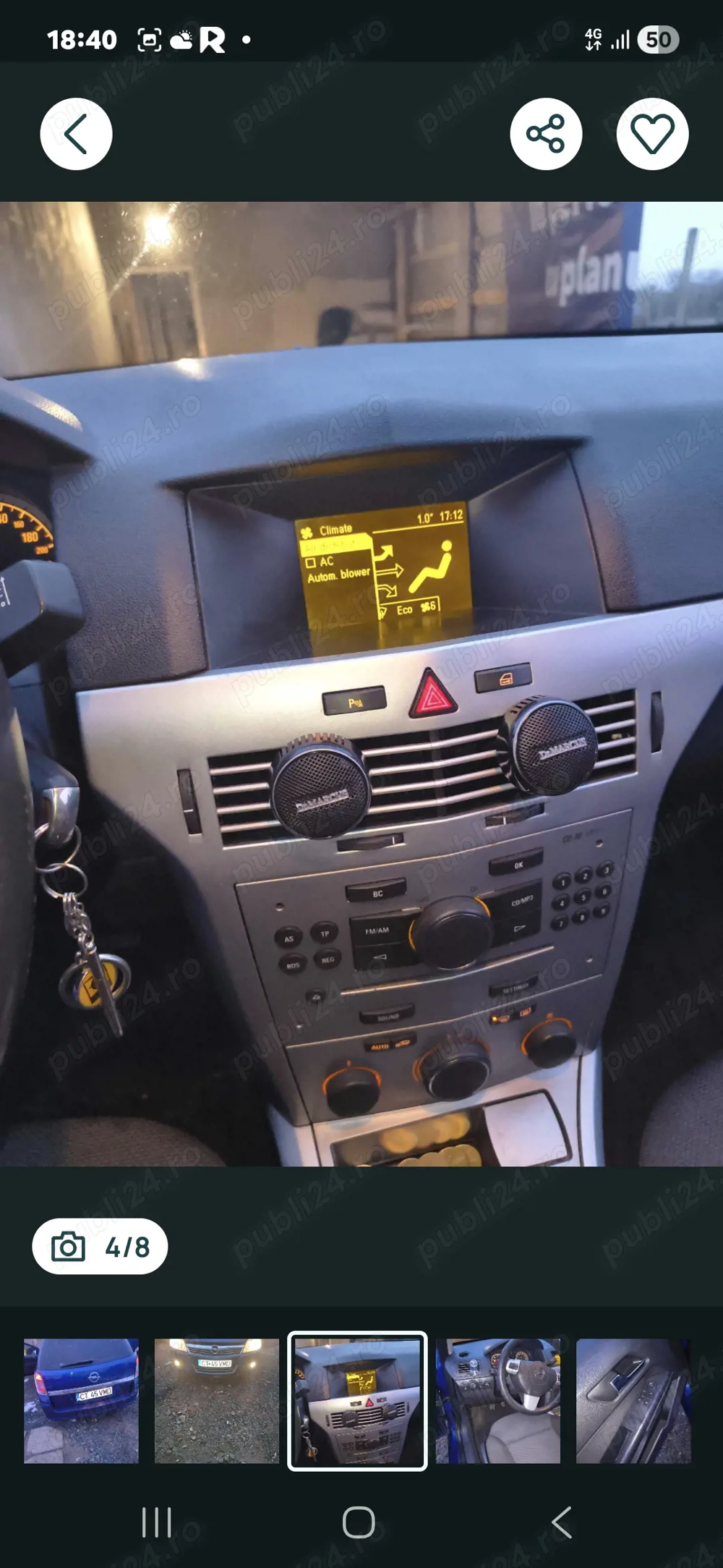 opel astra h 1.6 2011 benzina si  gpl