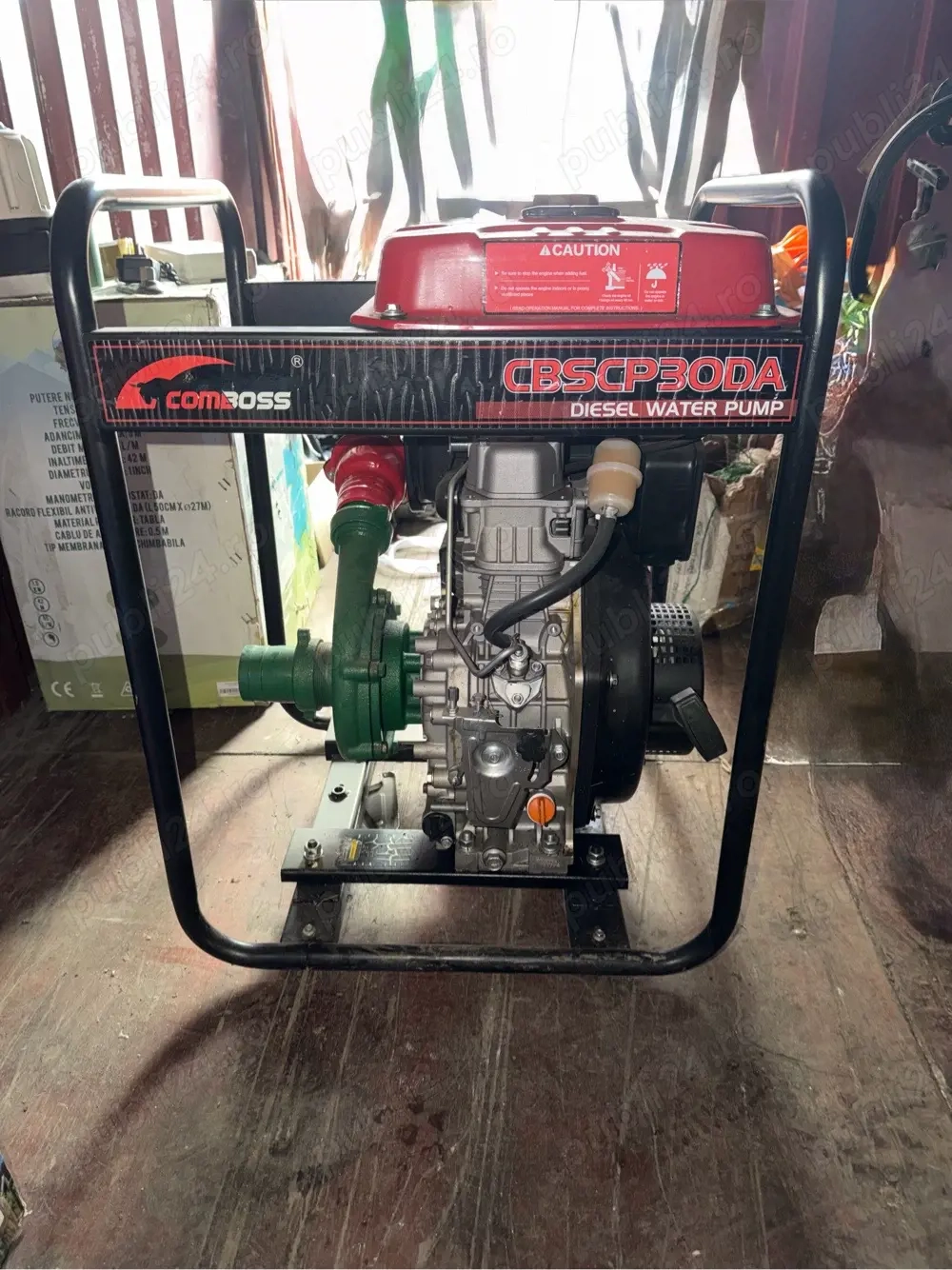 Motopompă pentru apă cu motor diesel. DE VANZARE! 